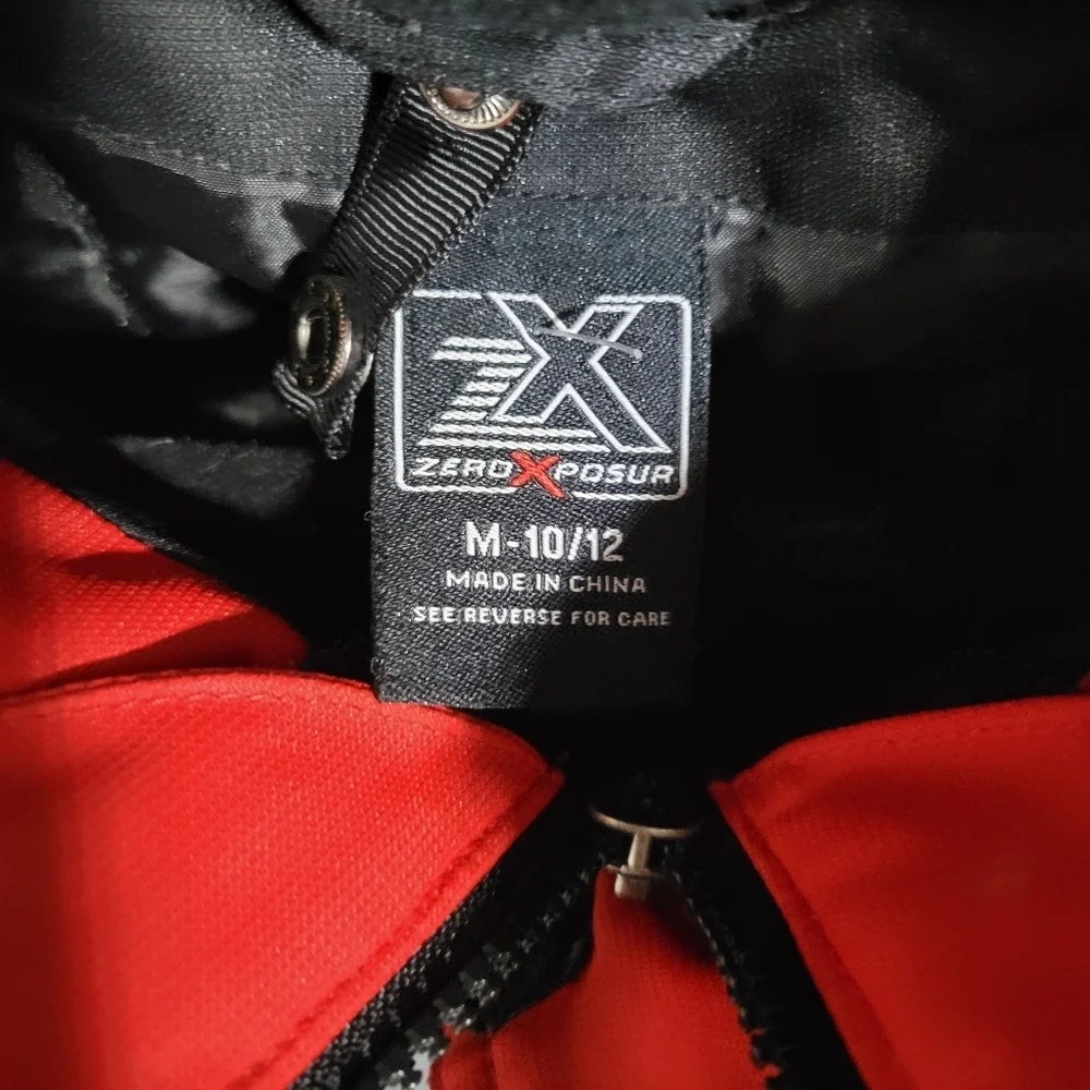 ZeroXposur Snow Plaid Winter Jacket, Size M 10 / 12